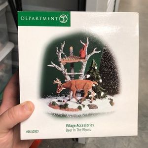 Department 56 accessories Deer in the woods
